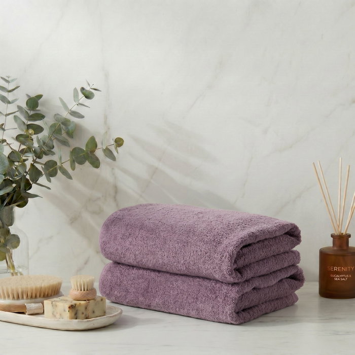 Mijolnir Juego de toallas de baño Slick - Dusty Rose